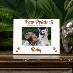 White Engraved Personalised Dog Remembrance Picture Photo Frame Gift Photo Frame ukgiftstoreonline
