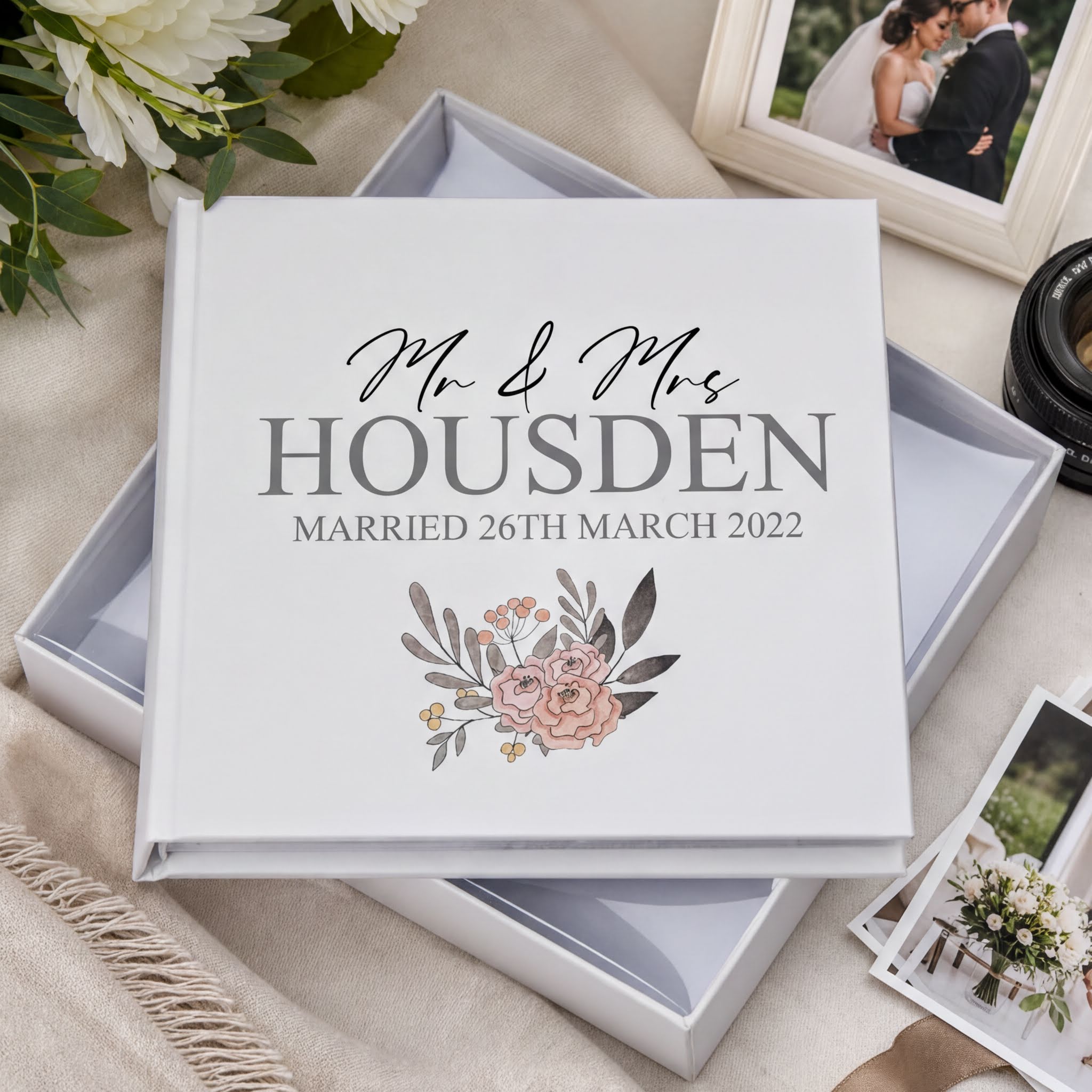 Personalised Congratulations on your Engagement Photo Album Engagement Photo Album ukgiftstoreonline