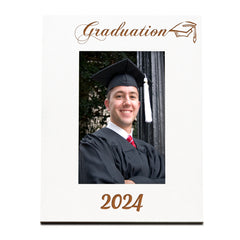 Graduation 2024 White Wooden Photo Frame Gift