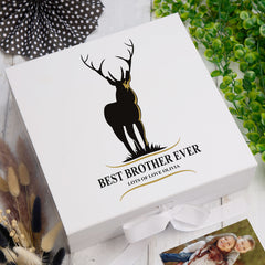 ukgiftstoreonline Personalised Best Brother Ever Keepsake Memory Box