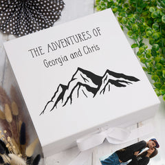 ukgiftstoreonline Personalised Adventures of Travel Keepsake Memory Box Gift