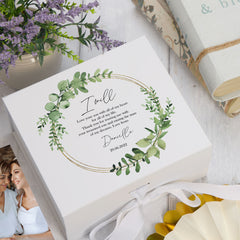 Personalised Mother Of The Groom Wedding Keepsake Box Gift