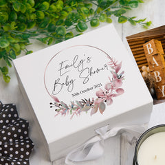 ukgiftstoreonline Personalised Baby Shower Keepsake Memory Box