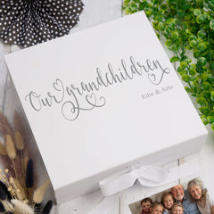 ukgiftstoreonline Personalised Our Grandchildren Keepsake Memory Box
