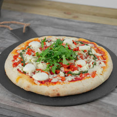 Personalised Engraved Large Rustic Slate Pizza Serving Platter with Rope Pizzeria