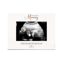 Mum To Be White Wooden Baby Scan Photo Frame Gift