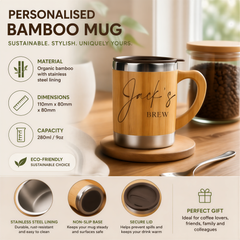 Personalised Bamboo Mug