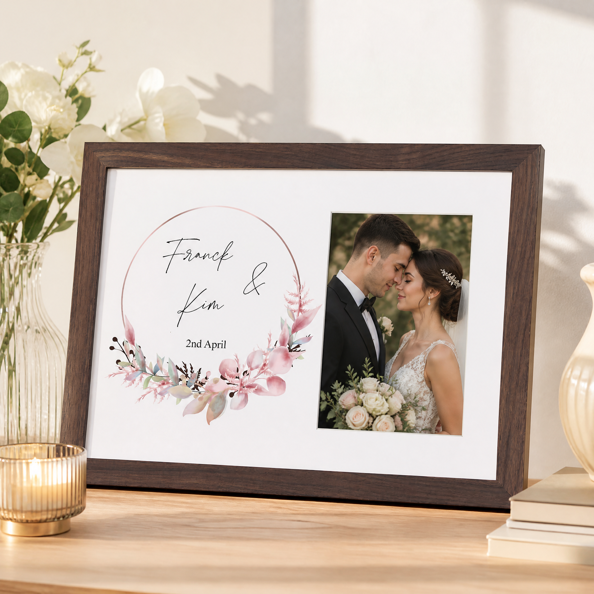 Personalised Wedding Day - Engagement Photo Frame Gift Special Day Keepsake wedding photo frame ukgiftstoreonline