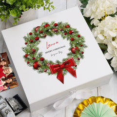 ukgiftstoreonline Personalised Merry Christmas Keepsake Memory Box