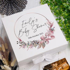 ukgiftstoreonline Personalised Baby Shower Keepsake Memory Box