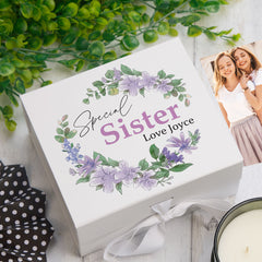 ukgiftstoreonline Personalised Special Sister Keepsake Memory Box Gift