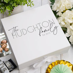 ukgiftstoreonline Personalised Family Keepsake Memory Box