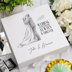 Personalised 60th Anniversary Keepsake Memory Box Married Couple Gift