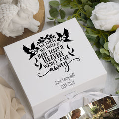 ukgiftstoreonline Personalised We Know You Would Be Here Remembrance Keepsake Memory Box