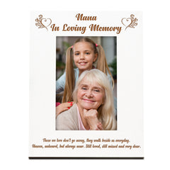 Nana Memorial Photo Frame In Loving Memory