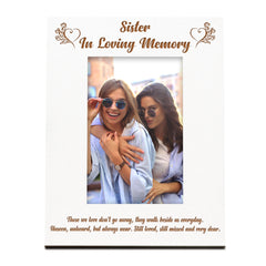 Sister Memorial Photo Frame In Loving Memory