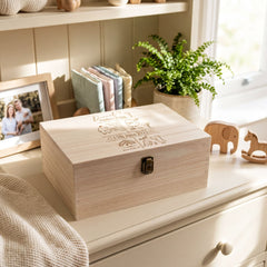 Personalised Baby Memories Keepsake Box Dinosaur Design Personalised baby gifts ukgiftstoreonline
