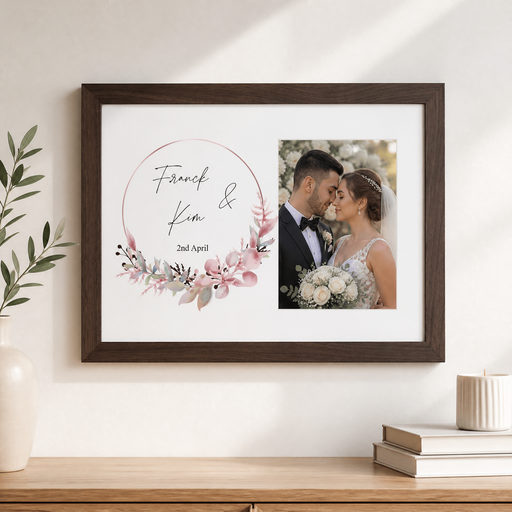 Personalised Wedding Day - Engagement Photo Frame Gift Special Day Keepsake wedding photo frame ukgiftstoreonline