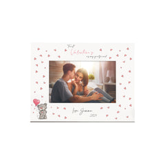 Personalised First Valentines as my girlfriend Photo Picture Frame Gift
