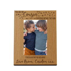 Personalised Cousin Everyone Wishes They Had Photo Frame Portrait