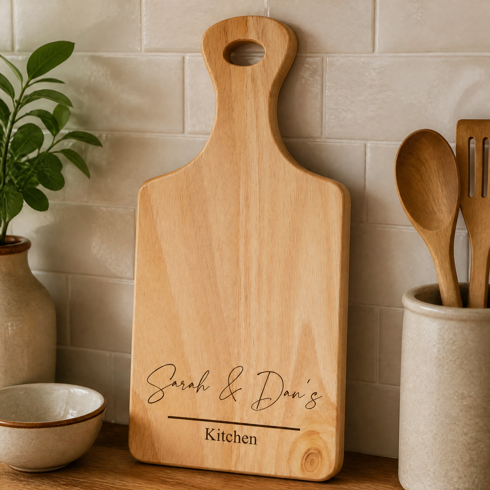 Engraved Wooden Serving Board, Personalised Cheese Board Gift chopping Board ukgiftstoreonline