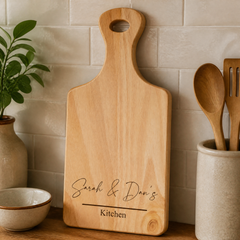 Engraved Wooden Serving Board, Personalised Cheese Board Gift chopping Board ukgiftstoreonline