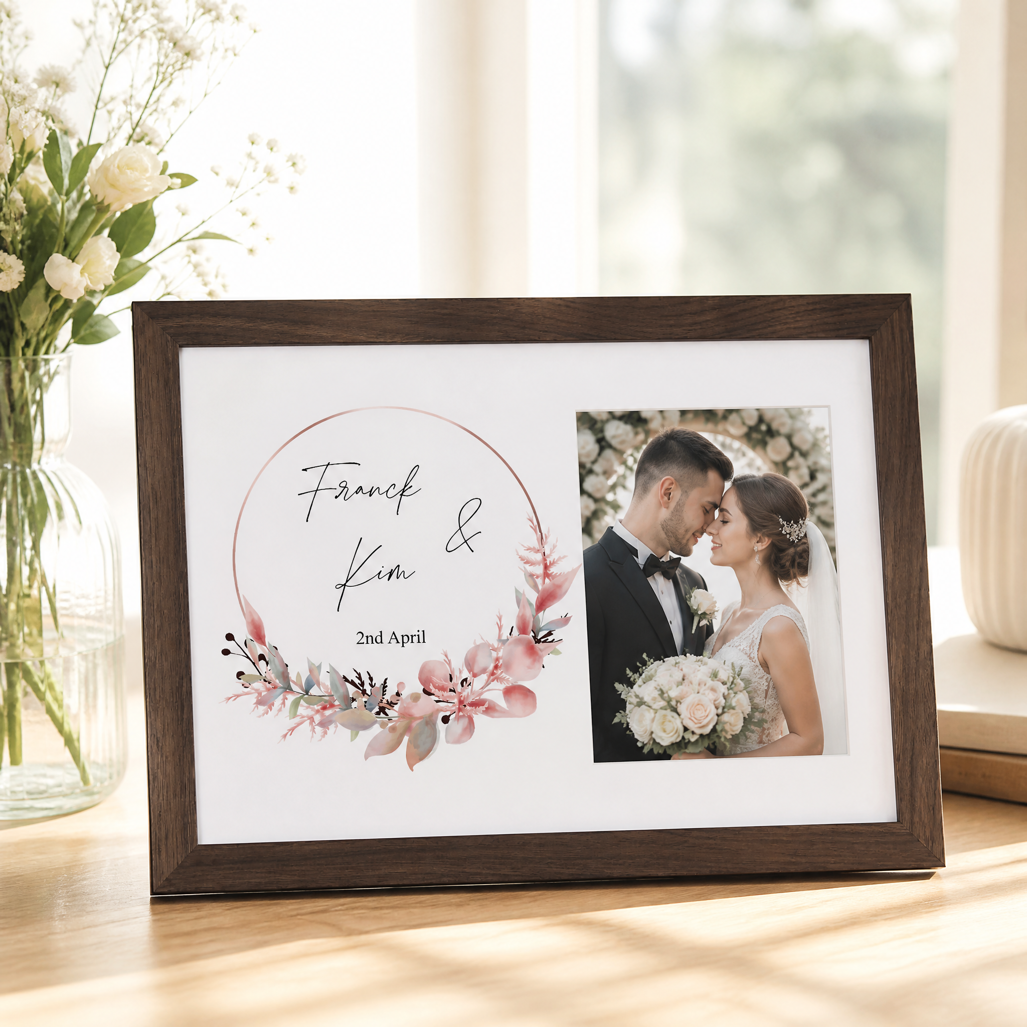 Personalised Wedding Day - Engagement Photo Frame Gift Special Day Keepsake wedding photo frame ukgiftstoreonline