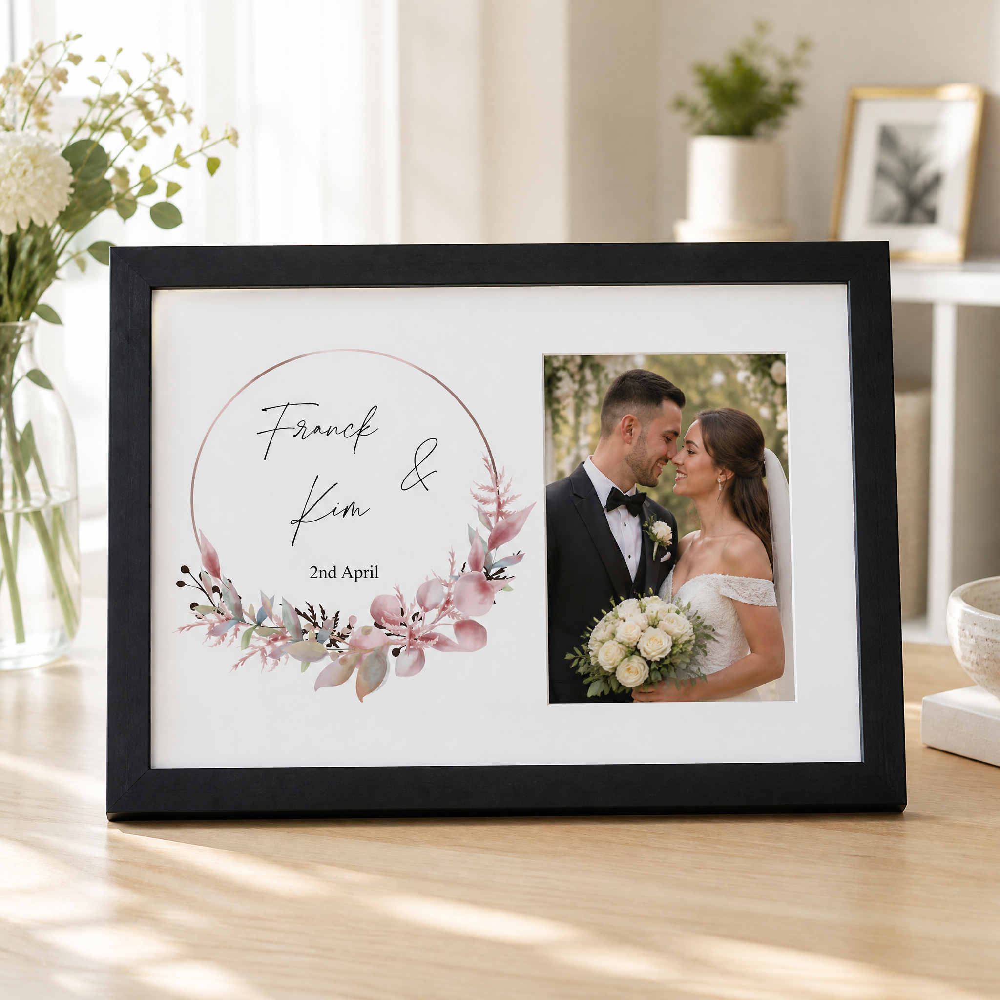Personalised Wedding Day - Engagement Photo Frame Gift Special Day Keepsake wedding photo frame ukgiftstoreonline