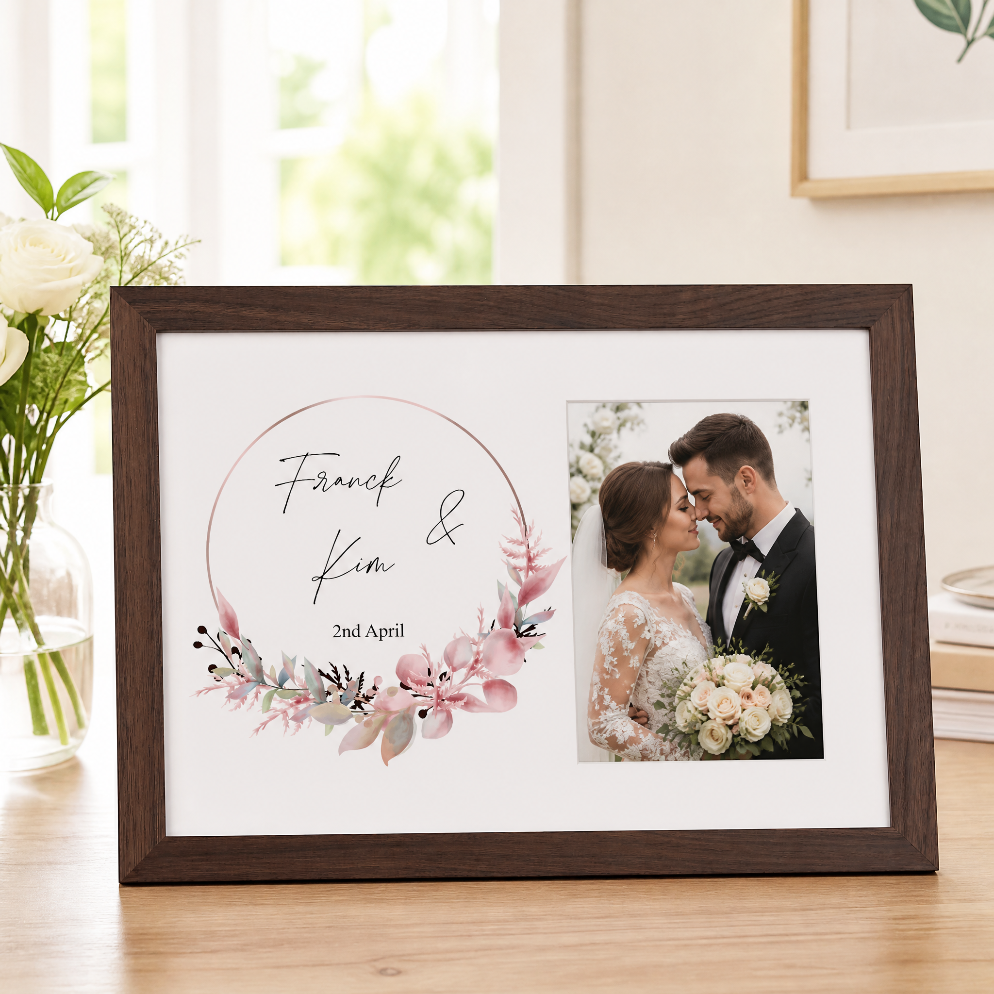 Personalised Wedding Day - Engagement Photo Frame Gift Special Day Keepsake wedding photo frame ukgiftstoreonline