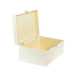 Wholesale Pack of 4 - 30cm x 20cm x 13cm Wooden Craft Storage Box