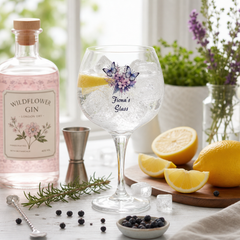 Personalised Purple Butterfly Cocktail Gin Glass Gift For Her Personalised Gin Glasses ukgiftstoreonline