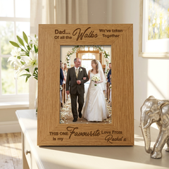 Personalised Father Of The Bride Gift Wooden Photo Frame Photo Frame ukgiftstoreonline