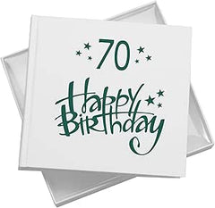 70th Birthday White Photo Album Gift For Him Or Her 50 x 6x4 Photos Pack of 5 Wholesale Trade