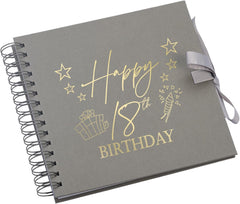 Wholesale Trade Pack of 10 - 18th Birthday Scrapbooks With Present Design