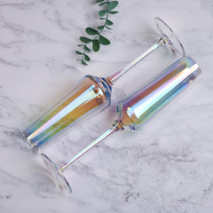 Personalised 30th Birthday Iridescent Champagne Prosecco Glass Gift