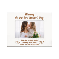 Personalised Mummy on Our First Mothers Day Picture Photo Frame Gift