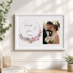 Personalised Wedding Day - Engagement Photo Frame Gift Special Day Keepsake wedding photo frame ukgiftstoreonline White