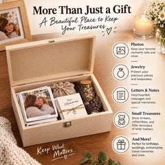 Personalised Keepsake Box | Wooden Engraved | 30cm or 17cm Sizes | Any Title | Any Sentiment ukgiftstoreonline