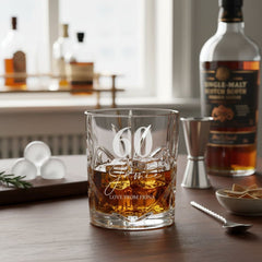 Engraved Personalised 60th Birthday Crystal Cut Whiskey Glass Gift Personalised Whiskey Glass ukgiftstoreonline