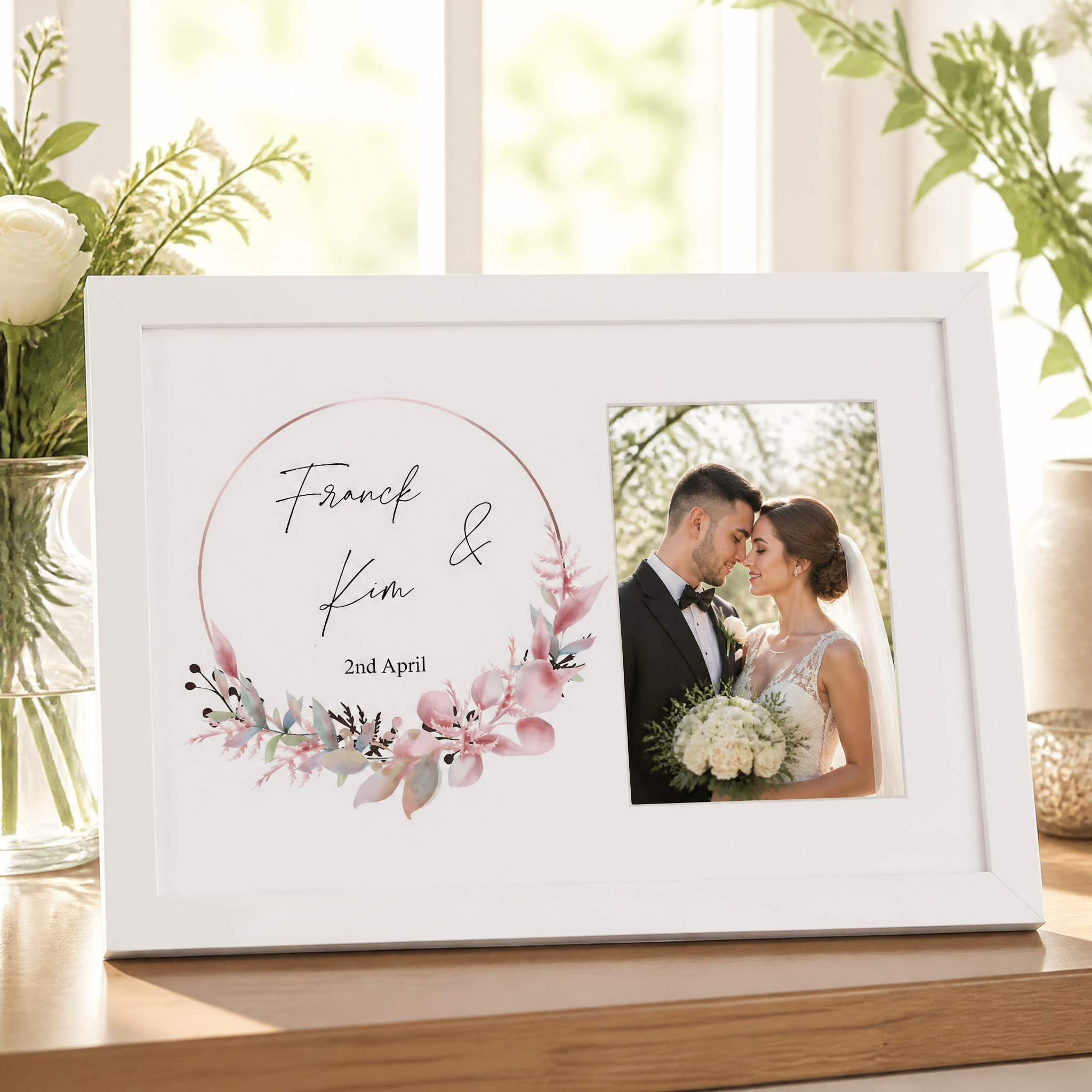 Personalised Wedding Day - Engagement Photo Frame Gift Special Day Keepsake wedding photo frame ukgiftstoreonline