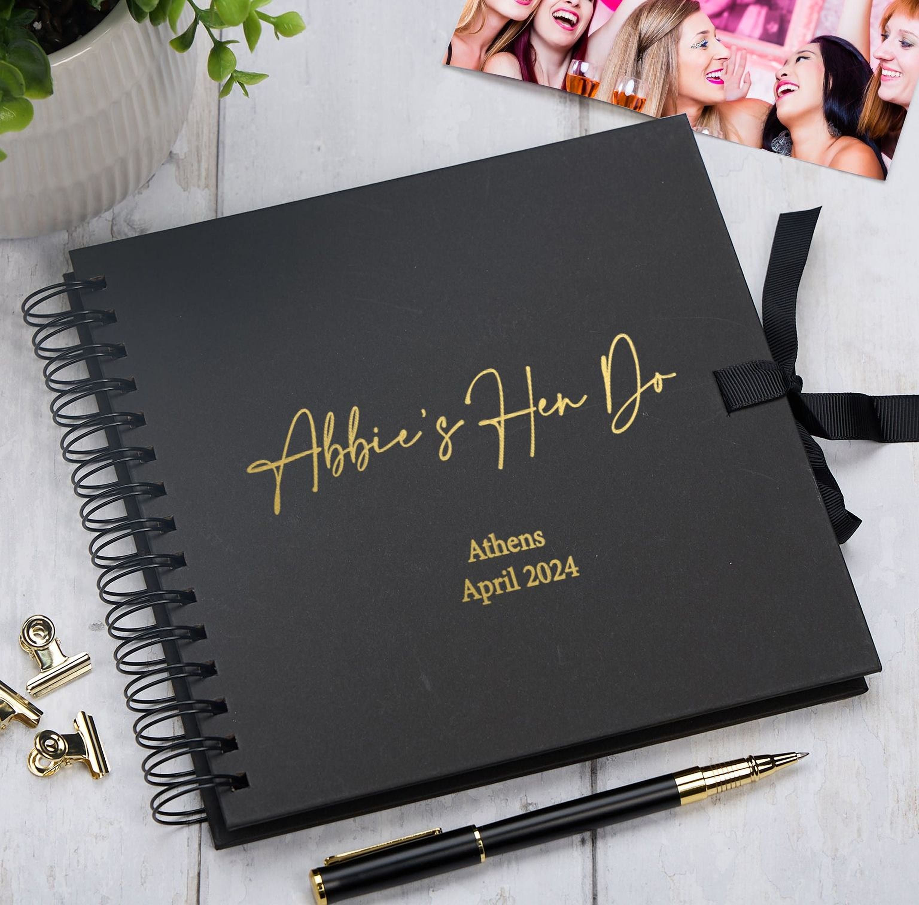 Personalised Hen Night Do Multiple Colour Guest Book Scrapbook or Photo Album Scrapbook ukgiftstoreonline