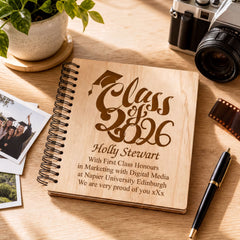 Personalised Graduation Photo Album Engraved Gift With Year photo album ukgiftstoreonline