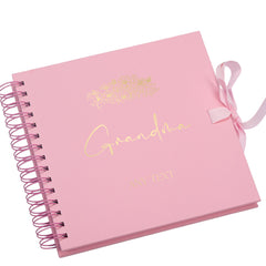 Personalised Grandma Scrapbook Photo Album With Sentiment Multiple Colours