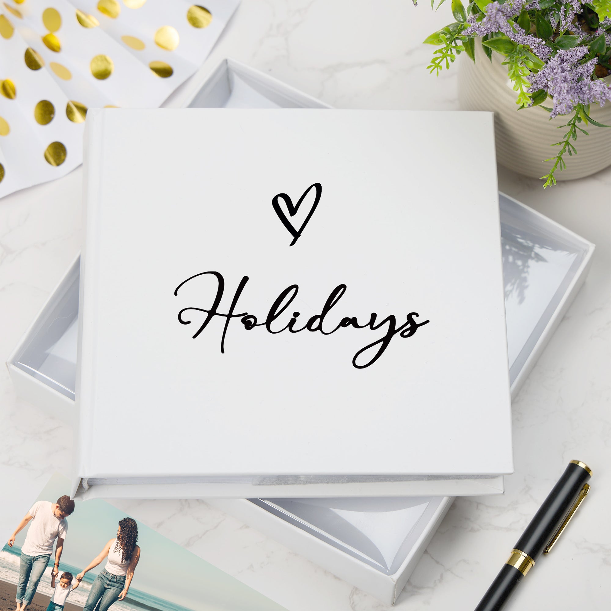 Personalised Any Name Or Title Photo Album With Sleeves 50 x 6x4 Capacity