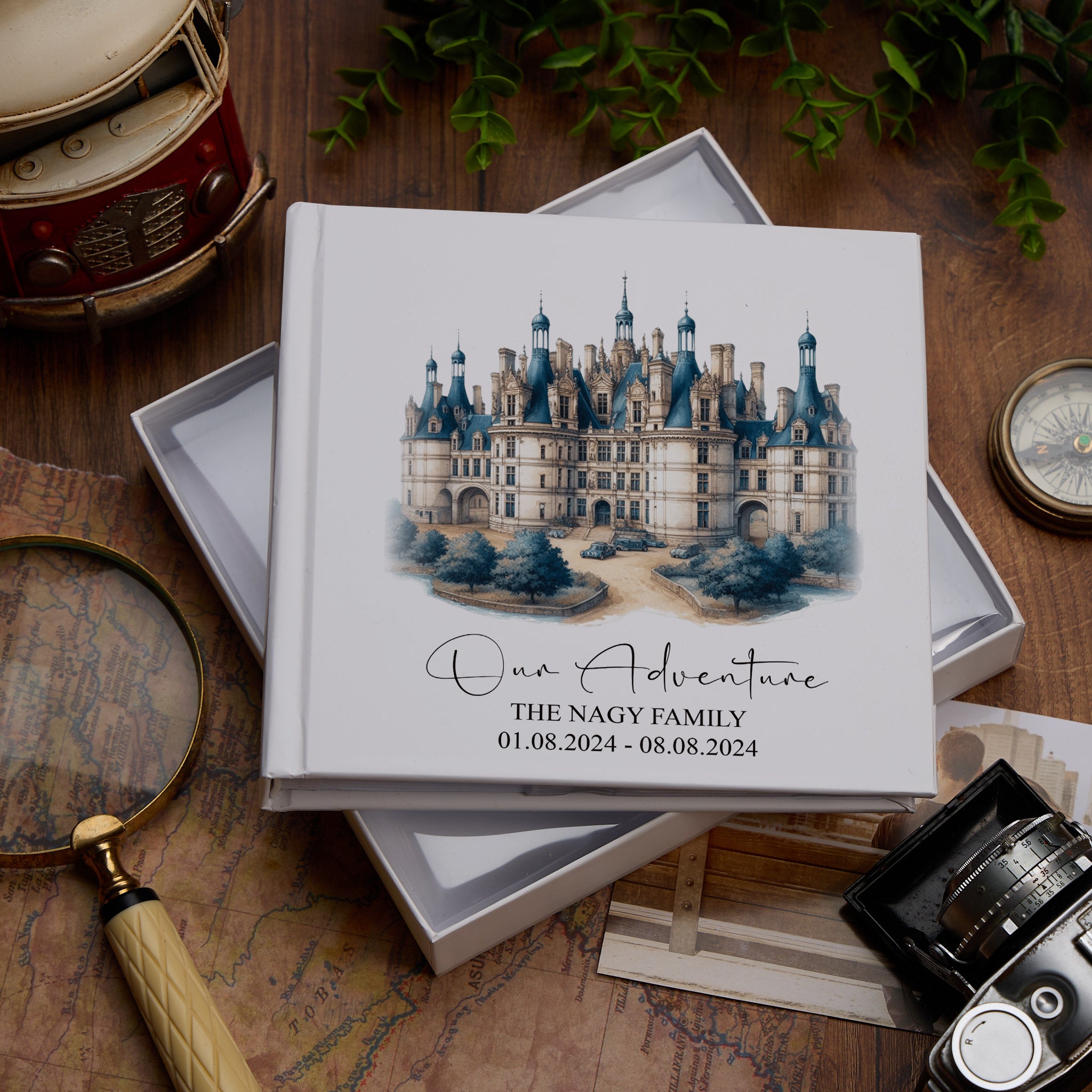 Personalised France Paris Holiday Memory Adventure Photo Albums