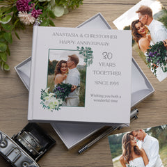 Personalised White 30 Years Together Anniversary Wedding Photo Keepsake Gifts Love Memory Photo Album
