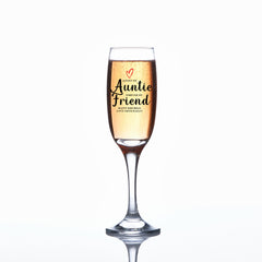 Personalised Auntie Champagne Prosecco Glass Gift For Any Occasion
