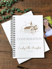 Large A4 Confirmation Photo Album Scrapbook or Guest Book Boxed
