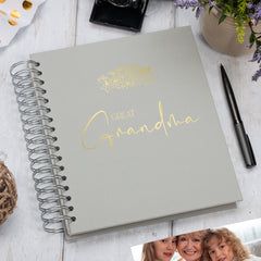 Large Great Grandma Photo Album Multiple Colours Memory Book