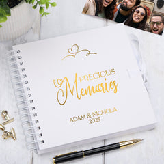 Memories Keepsake Book, Custom Scrapbook Photo Album Love Book